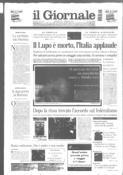 Il giornale : quotidiano del mattino